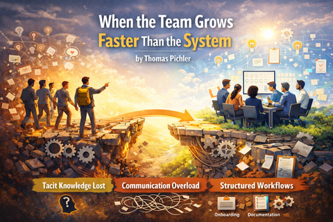 When the Team Grows Faster Than the System